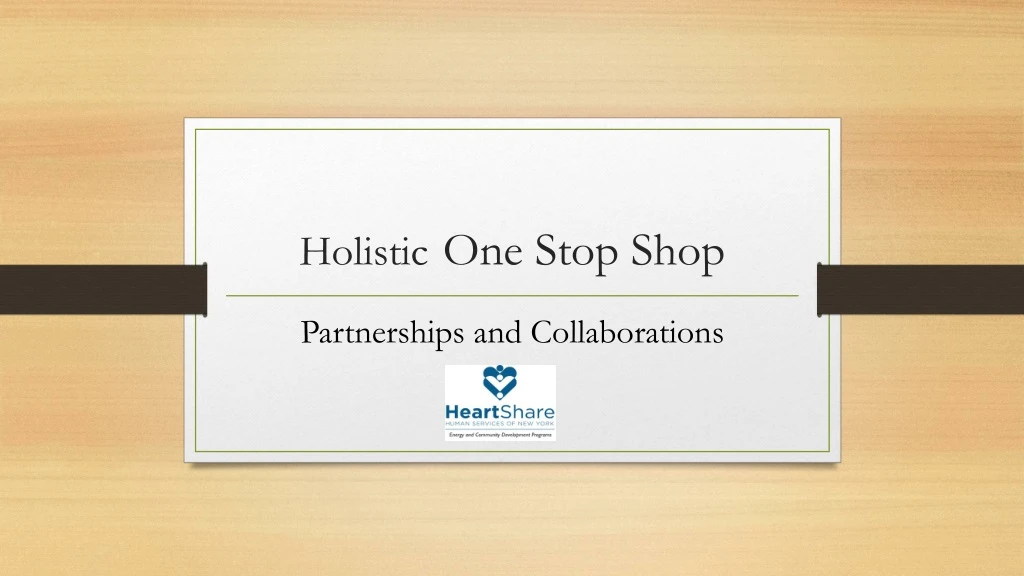 holistic one stop shop