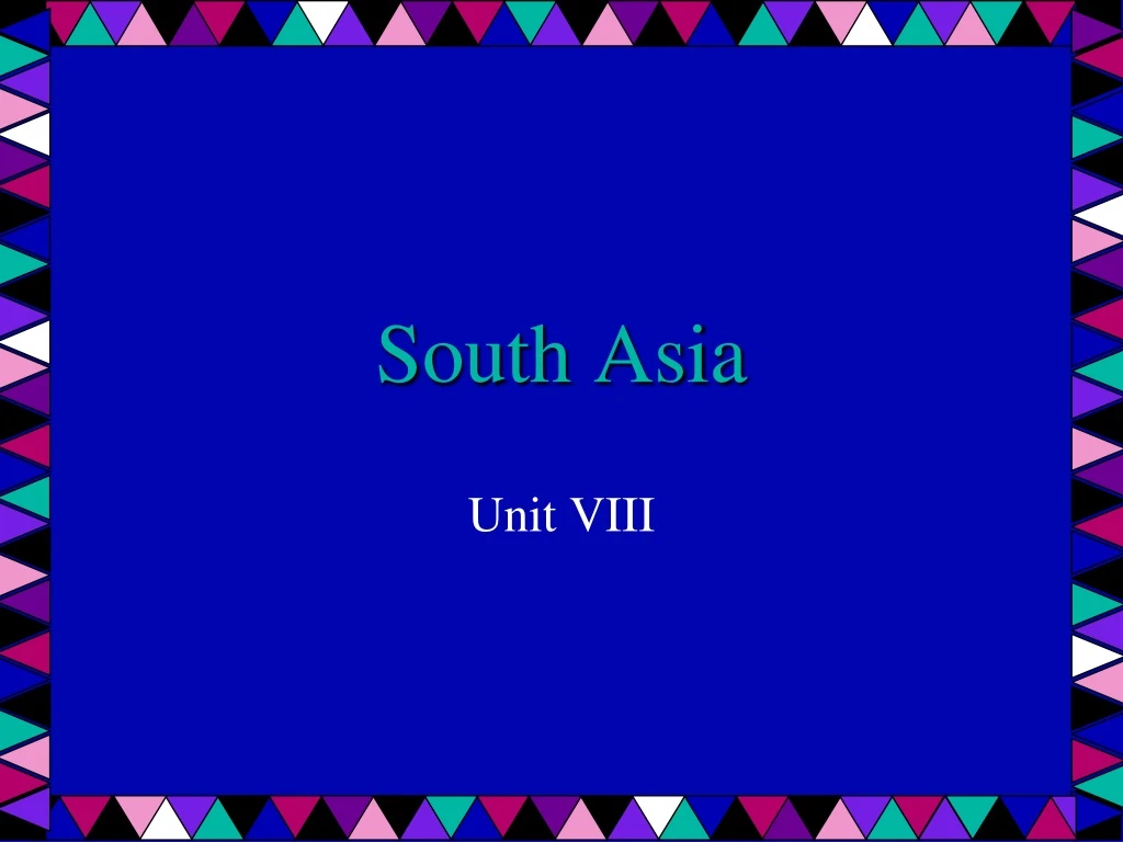 south asia