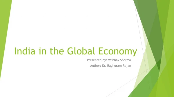India in the Global Economy