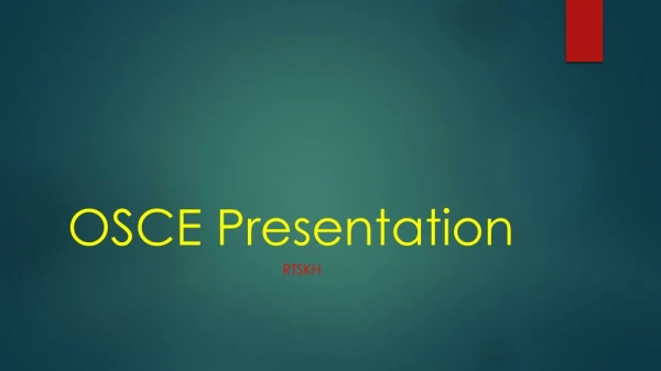 OSCE Presentation