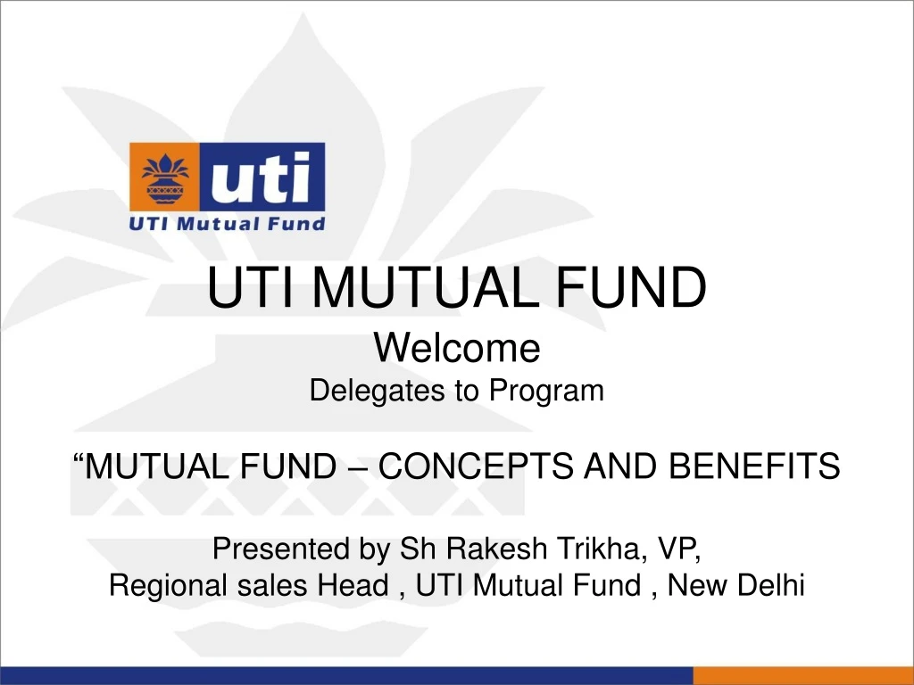 uti mutual fund