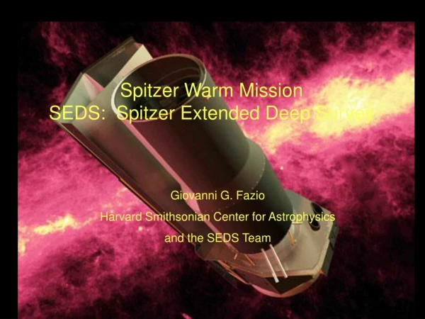 Spitzer Warm Mission SEDS: Spitzer Extended Deep Survey