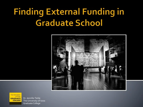 Finding External Funding in Graduate School