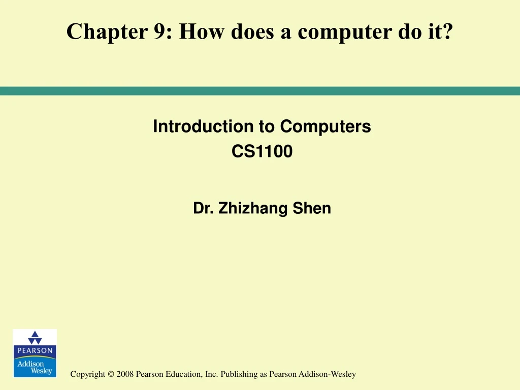 chapter 9 how does a computer do it