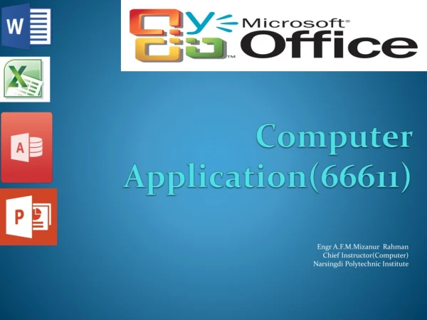 Computer Application(66611)
