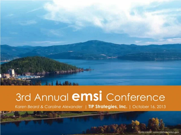 3rd Annual emsi Conference