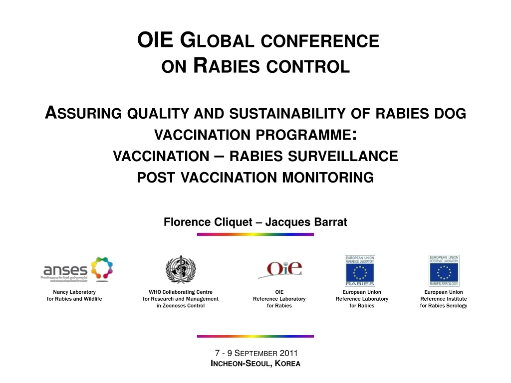 oie global conference on rabies control assuring