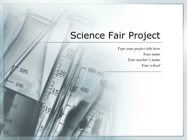 Science Fair Project