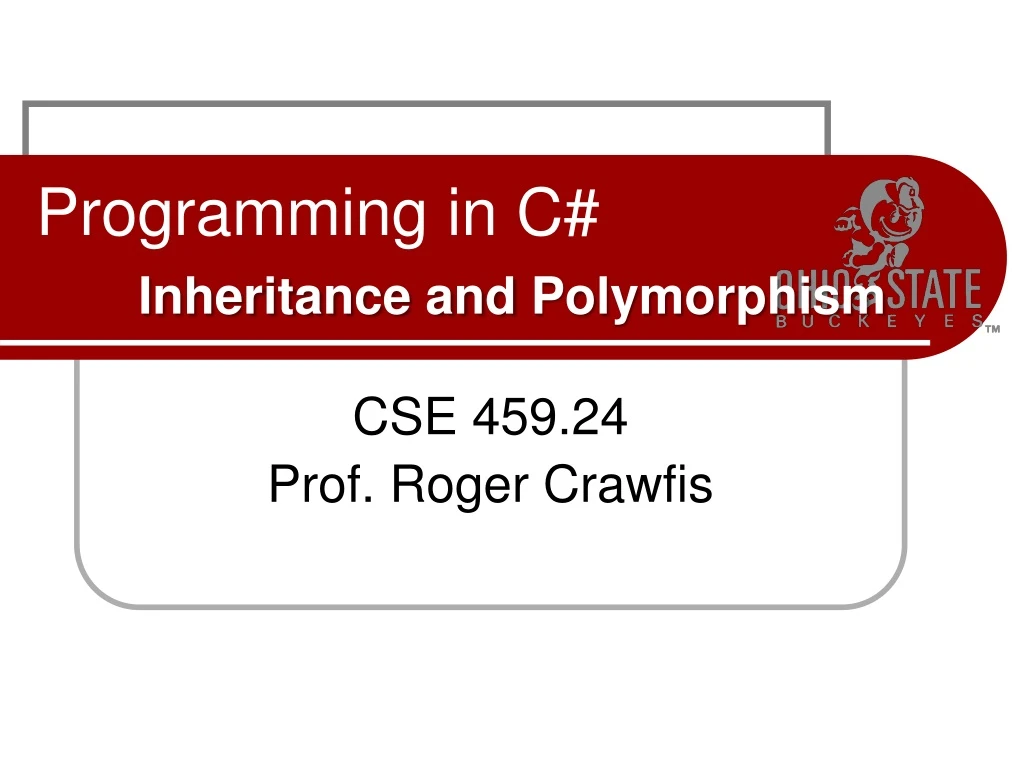 programming in c inheritance and polymorphism