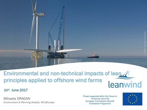 E nvironmental and non-technical impacts of lean principles applied to offshore wind farms