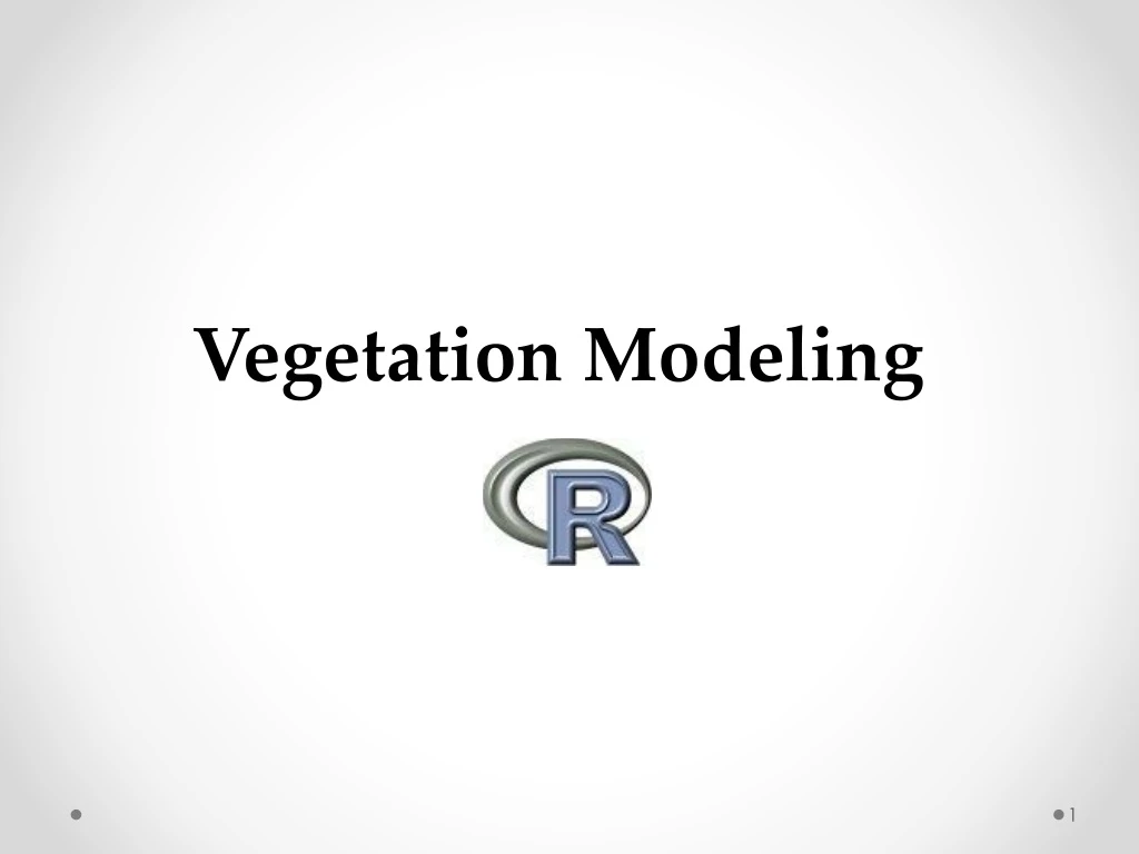 vegetation modeling