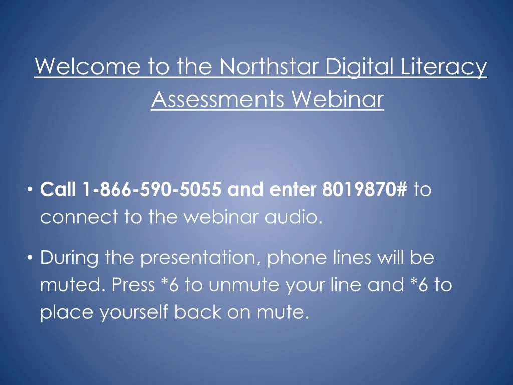welcome to the northstar digital literacy