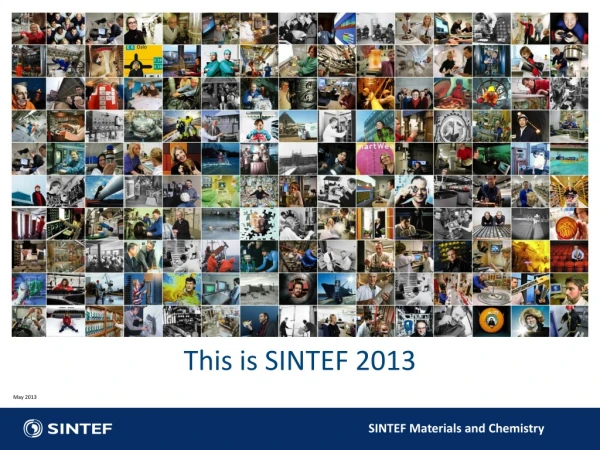 This is SINTEF 2013