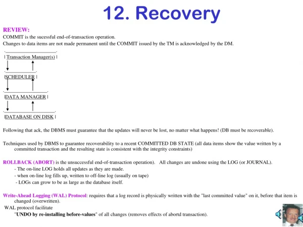 12. Recovery