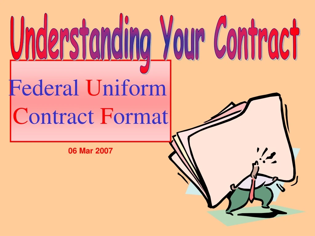 understanding your contract