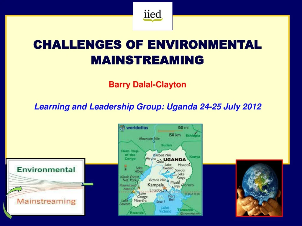 challenges of environmental mainstreaming barry