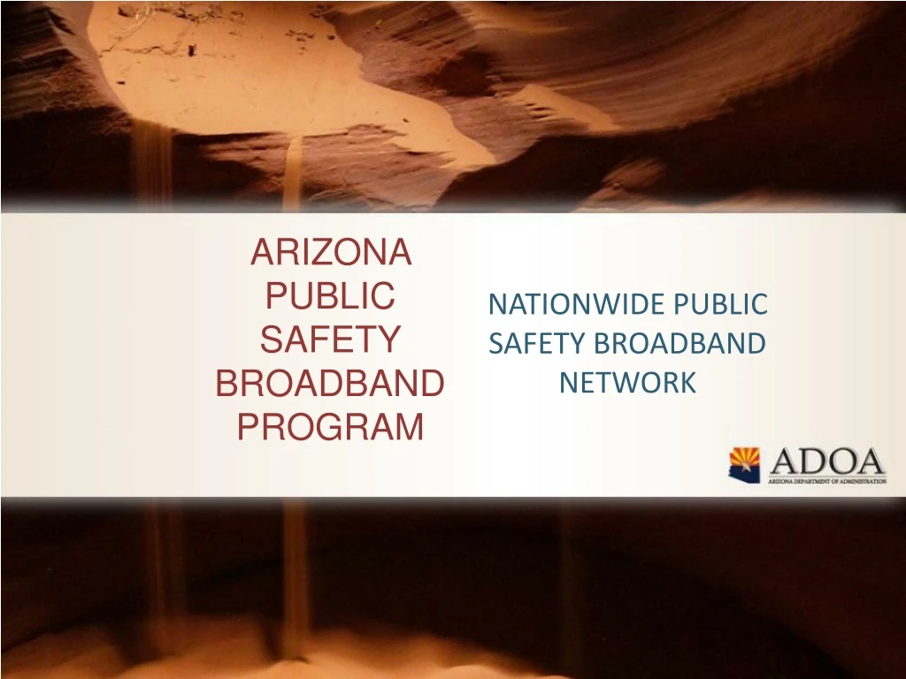 arizona public safety broadband program