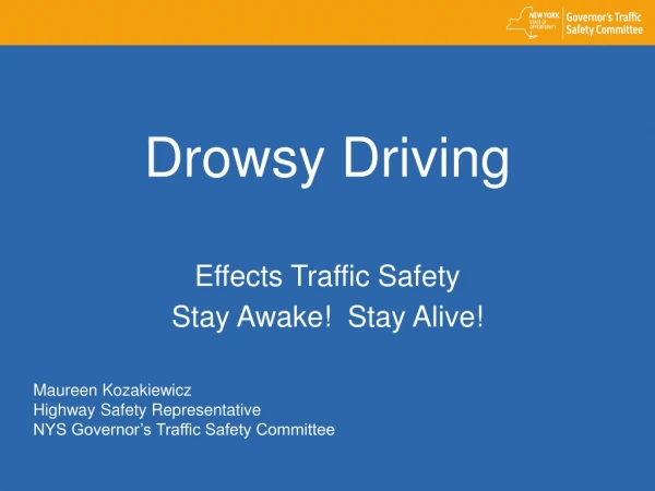 Drowsy Driving