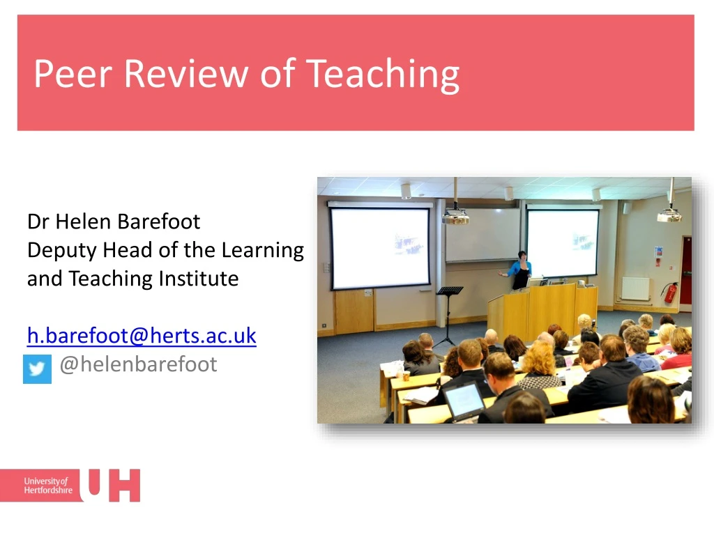 peer review of teaching higher education