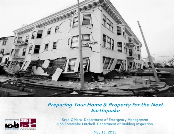 Preparing Your Home &amp; Property for the Next Earthquake