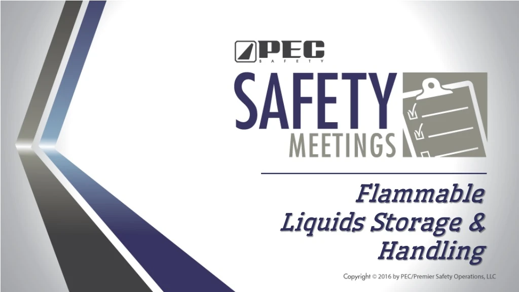 flammable liquids storage handling