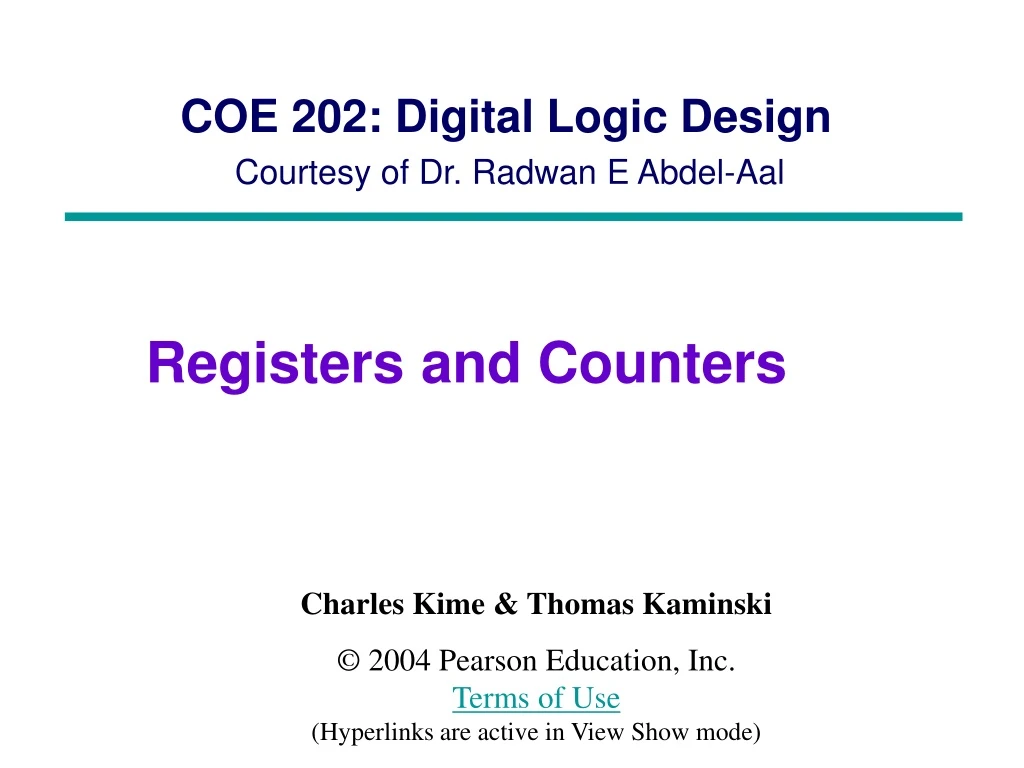 coe 202 digital logic design courtesy