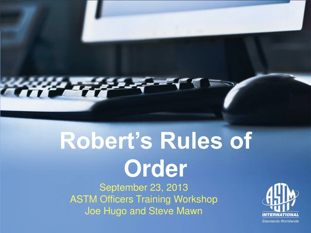 robert s rules of order