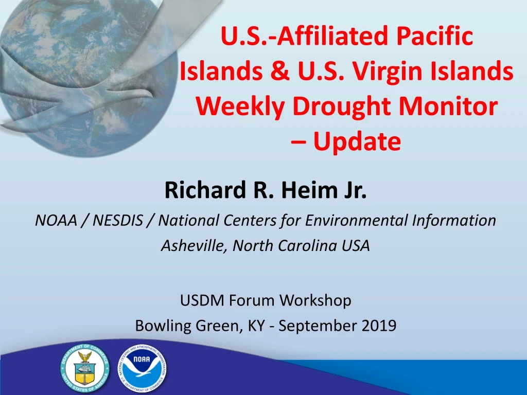 u s affiliated pacific islands u s virgin islands weekly drought monitor update