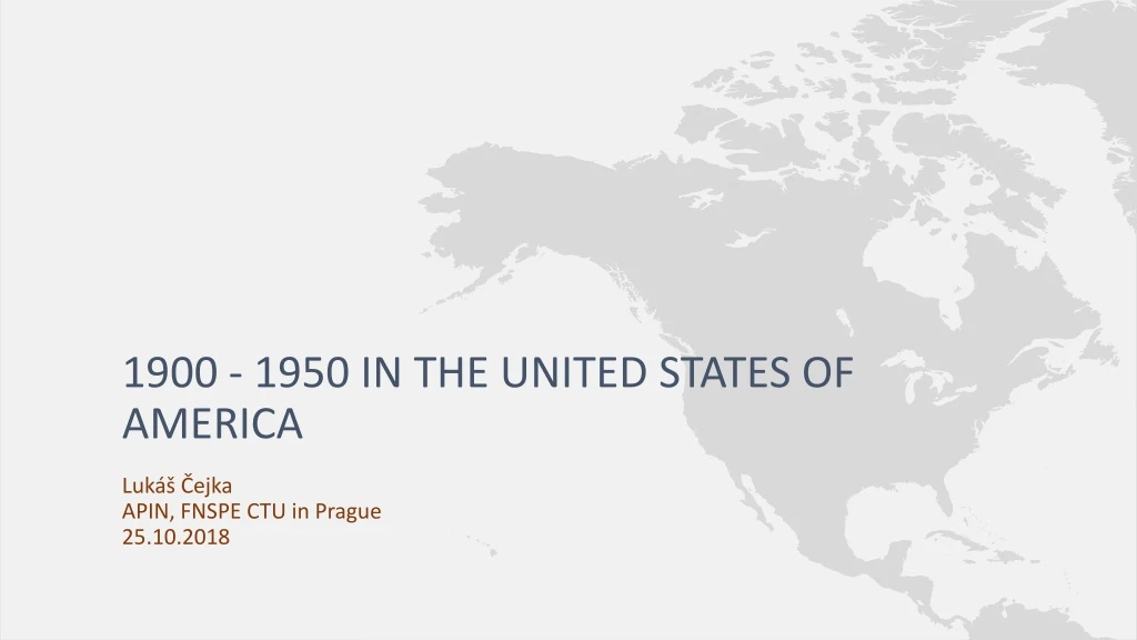 1900 1950 in the united states of america