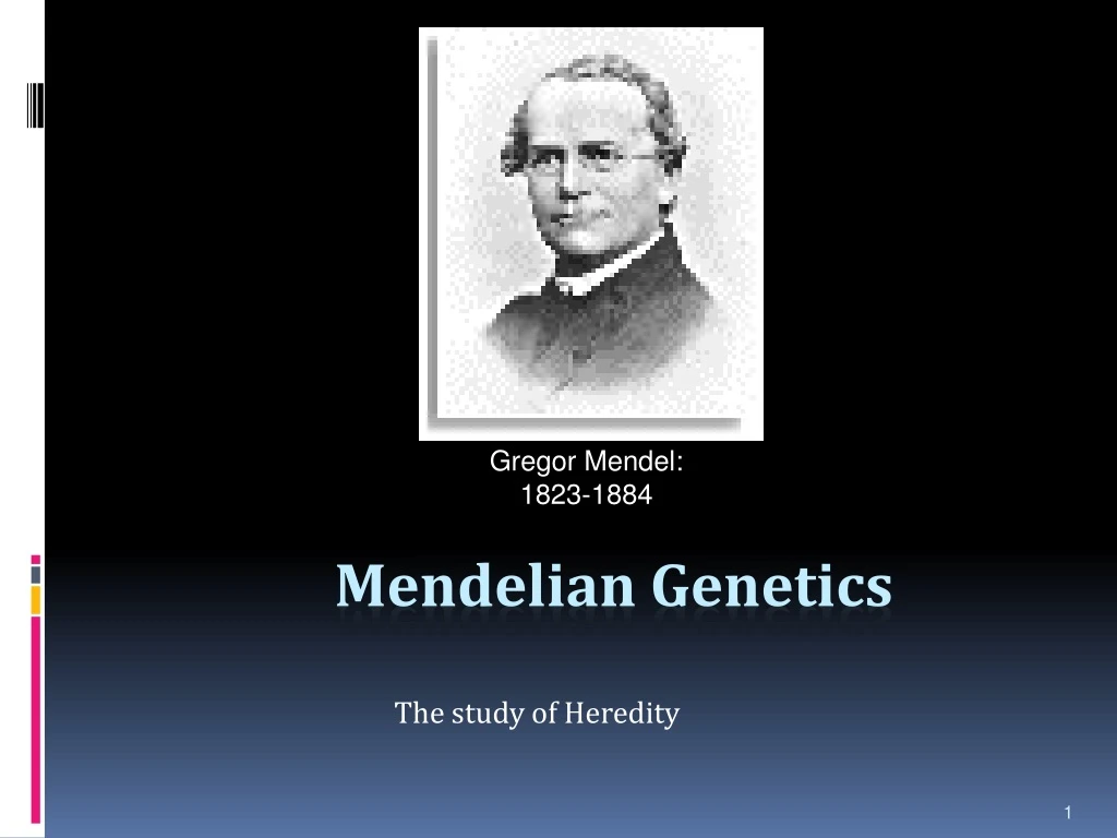 the study of heredity