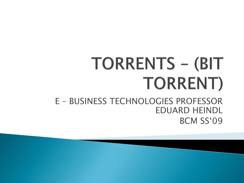 torrents bit torrent
