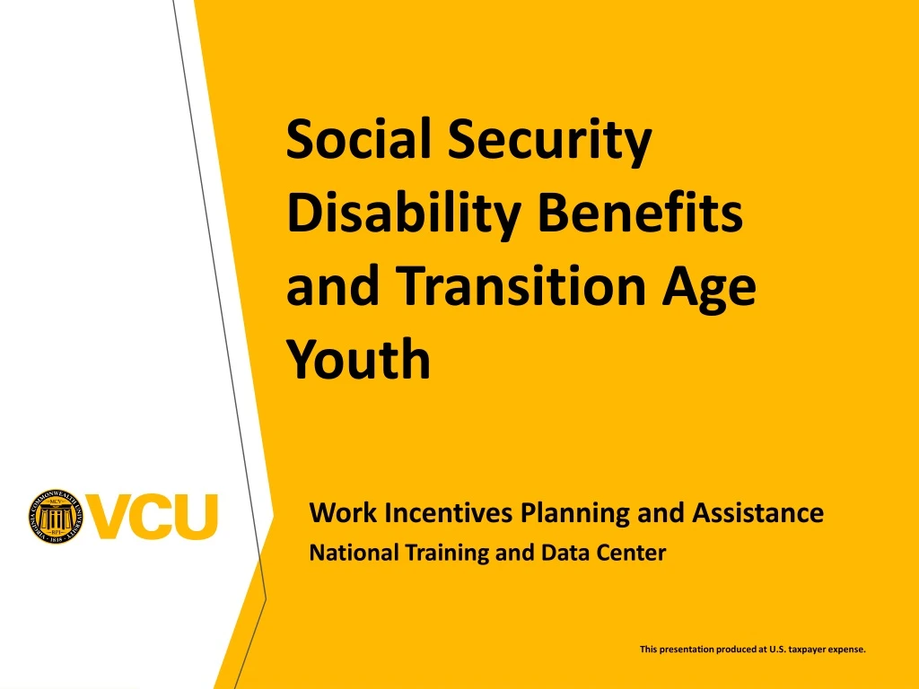 social security disability benefits and transition age youth