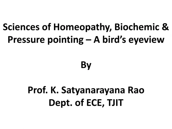 HOMEOPATHY