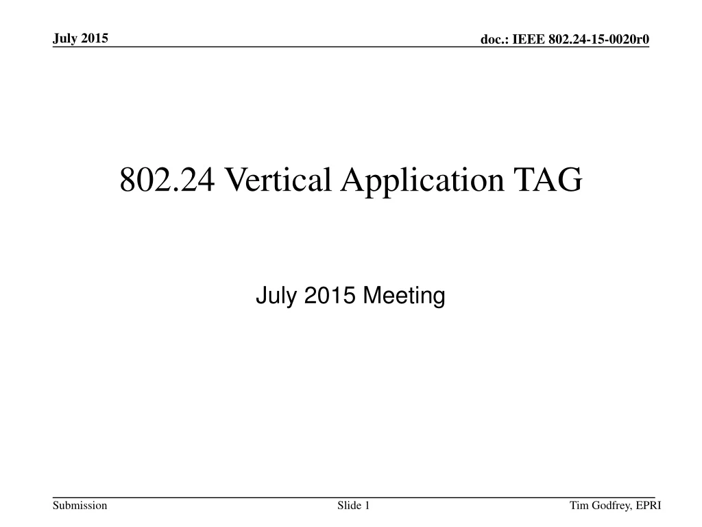 802 24 vertical application tag