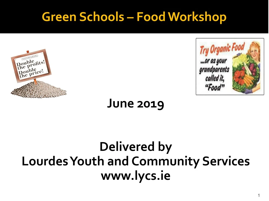 green schools food workshop