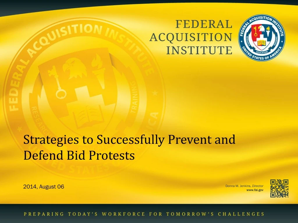 strategies to successfully prevent and defend bid protests