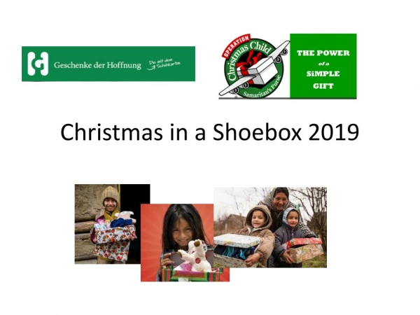 Christmas in a Shoebox 2019