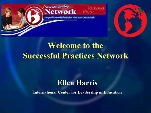 Welcome to the Successful Practices Network