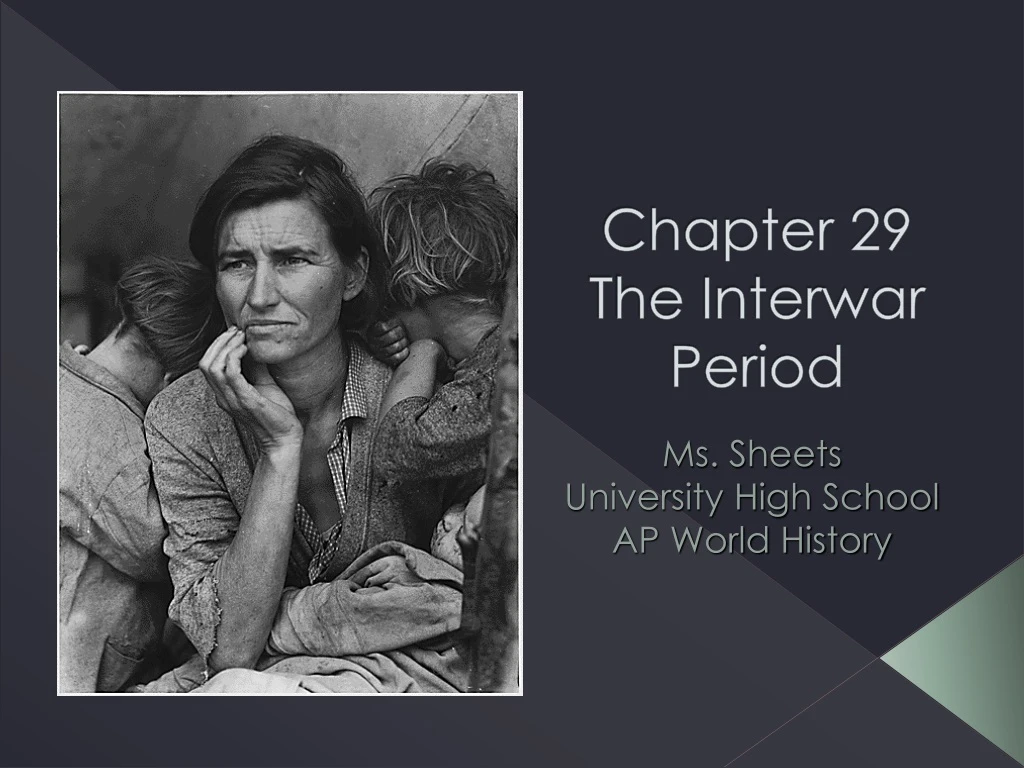 chapter 29 the interwar period