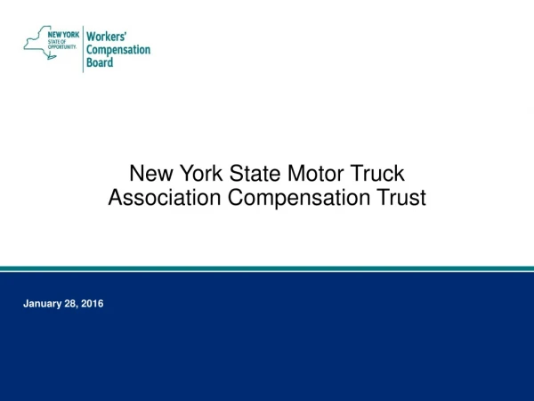 New York State Motor Truck Association Compensation Trust