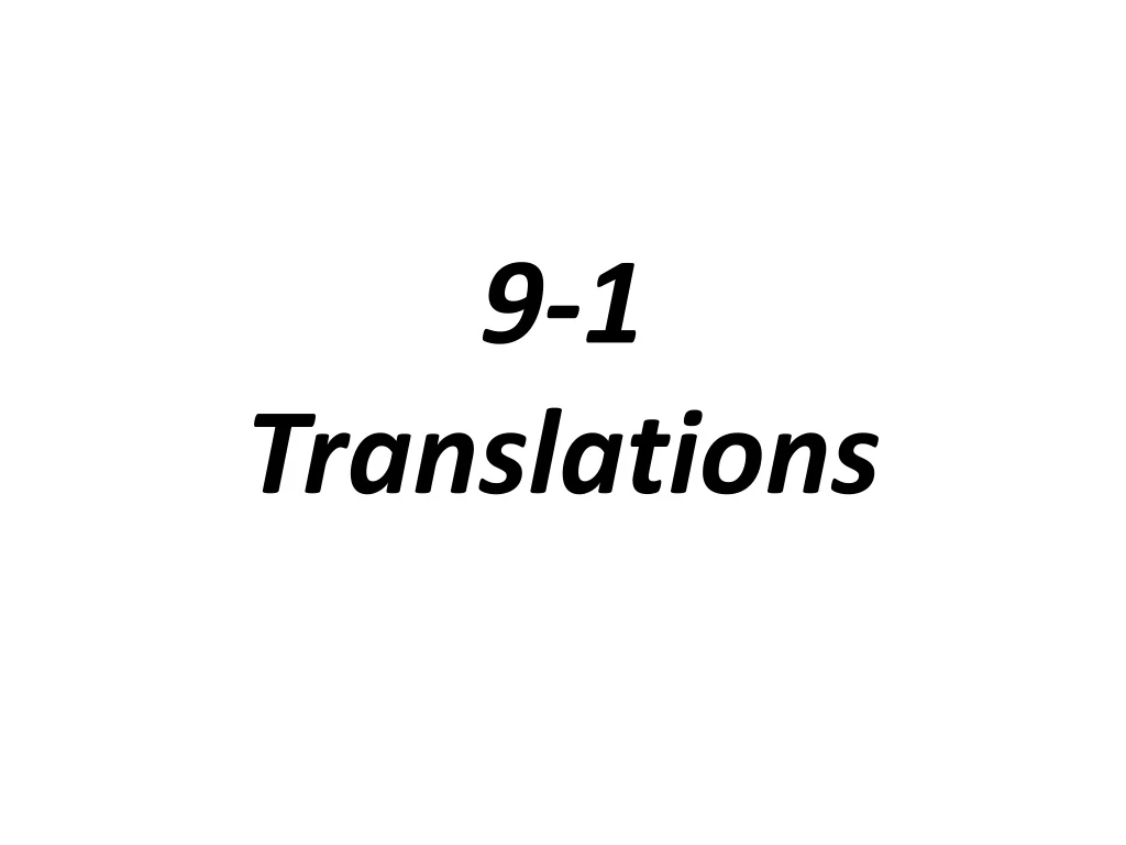 9 1 translations
