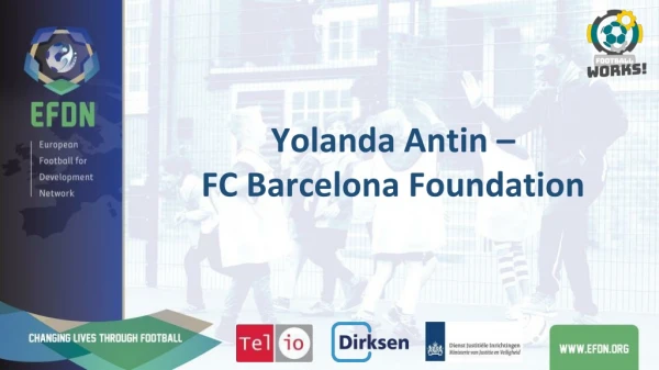 Yolanda Antin – FC Barcelona Foundation