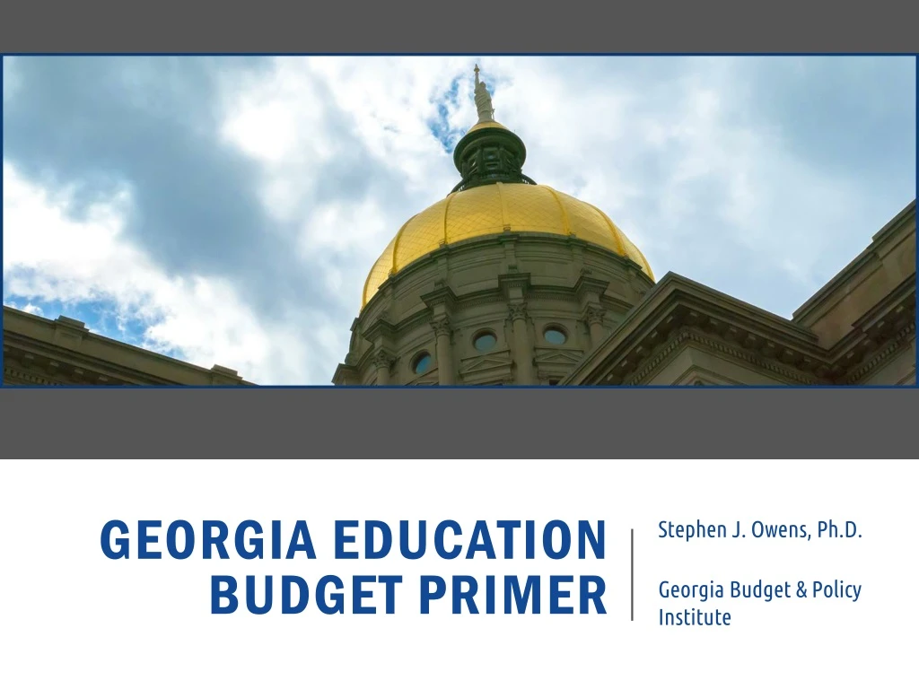 georgia education budget primer