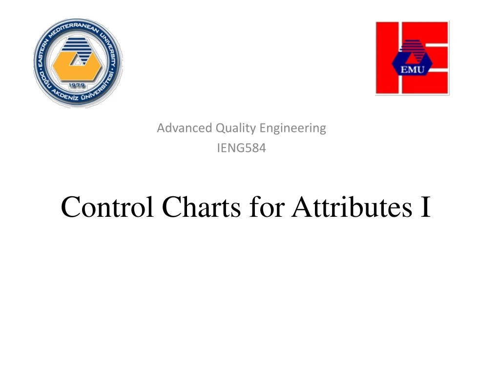 control charts for attributes i