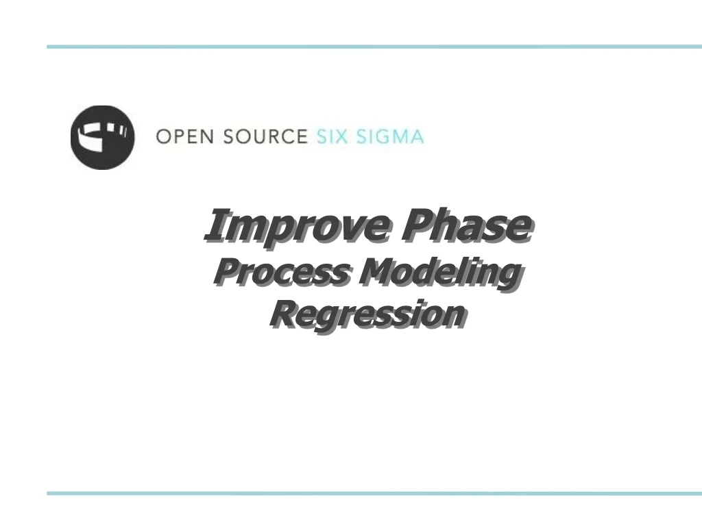 improve phase process modeling regression