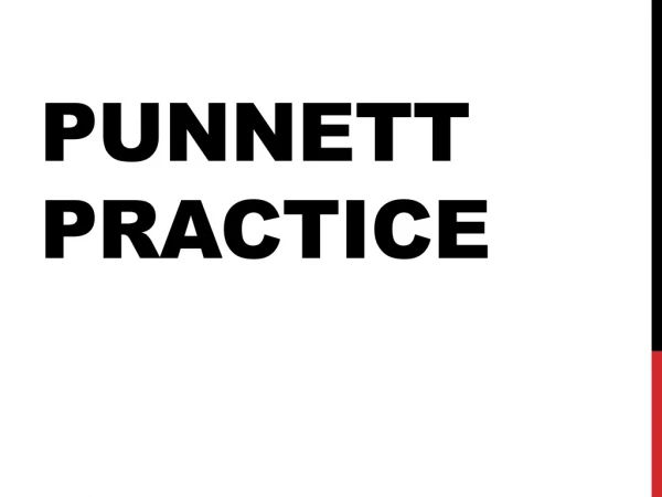 Punnett practice