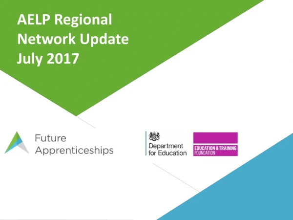 AELP Regional Network Update January 2017