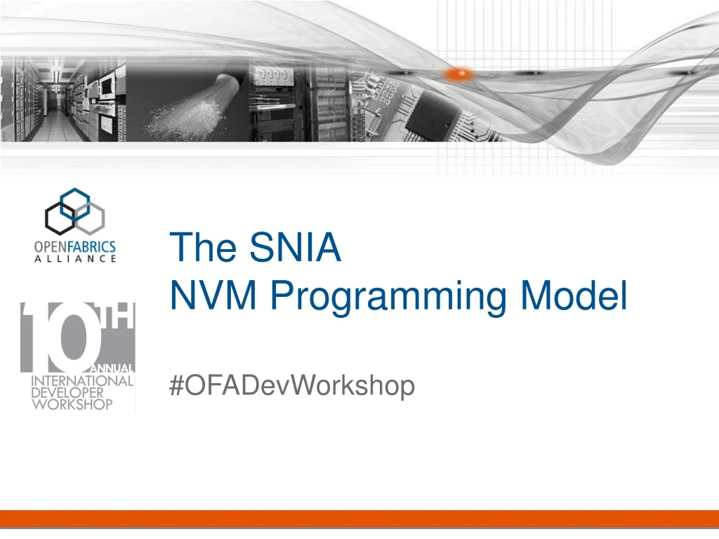 the snia nvm programming model