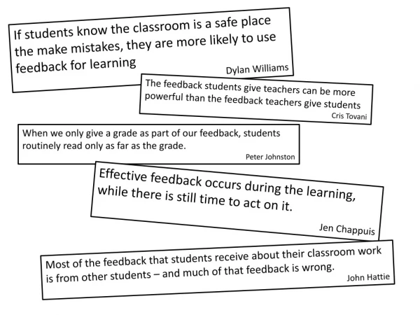 The feedback students give teachers can be more powerful than the feedback teachers give students