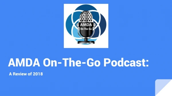 AMDA On-The-Go Podcast: